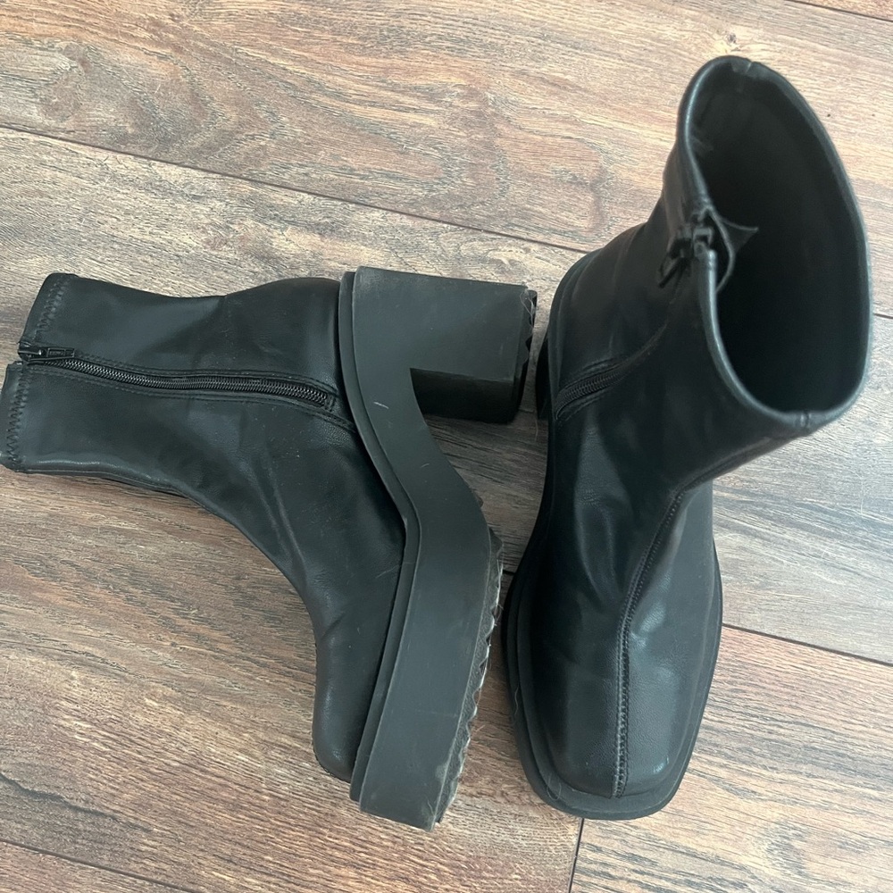 H&M black ankle boots